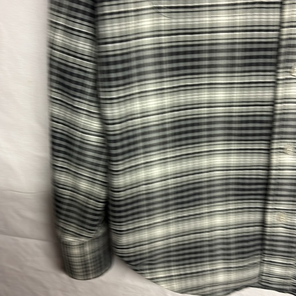 Tom Ford Men’s Grey Grand Check Western Shirt Size 15.5 Neck /US Large - Picture 10 of 11